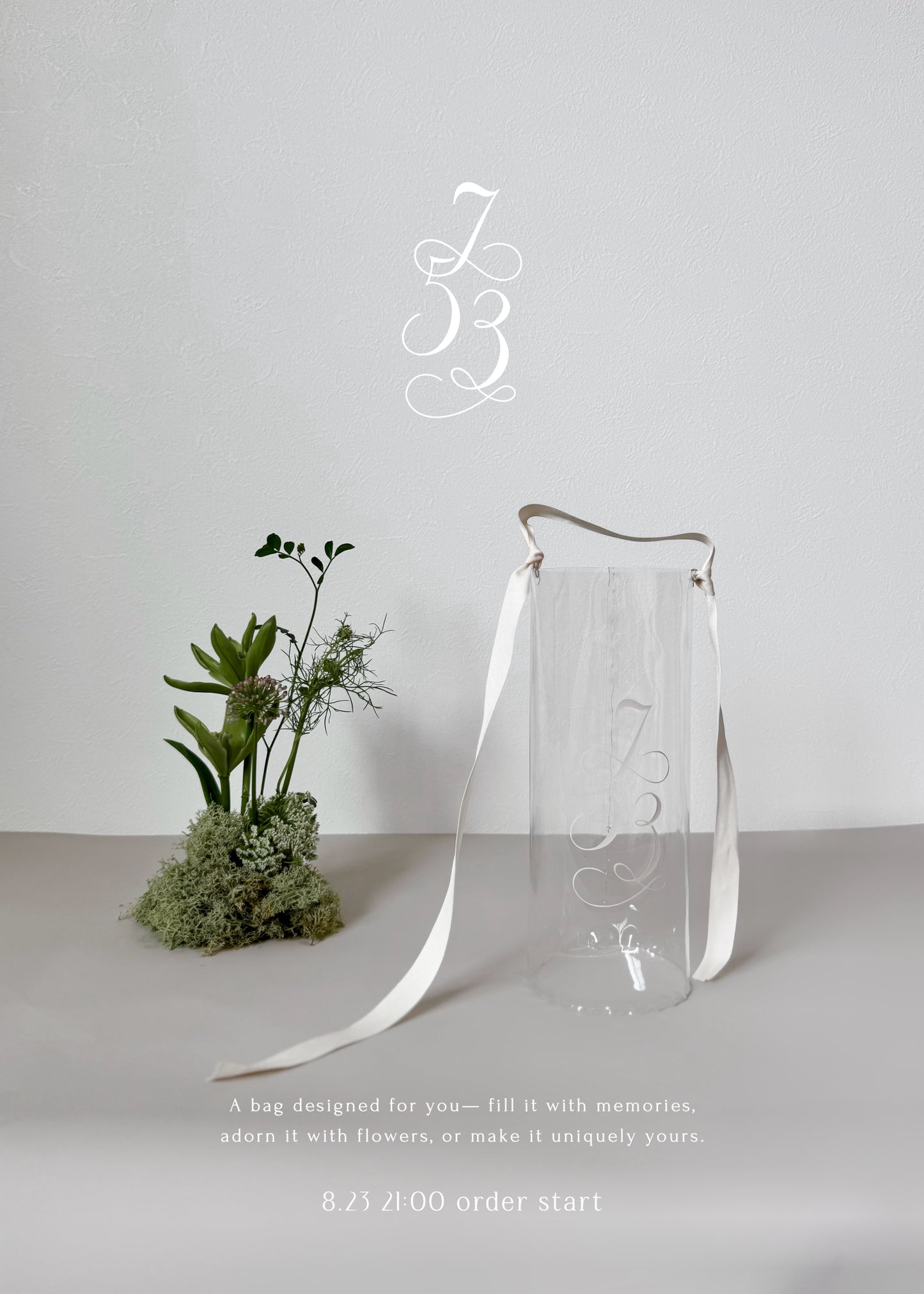 【再販予定・日程未定】753 clear bag