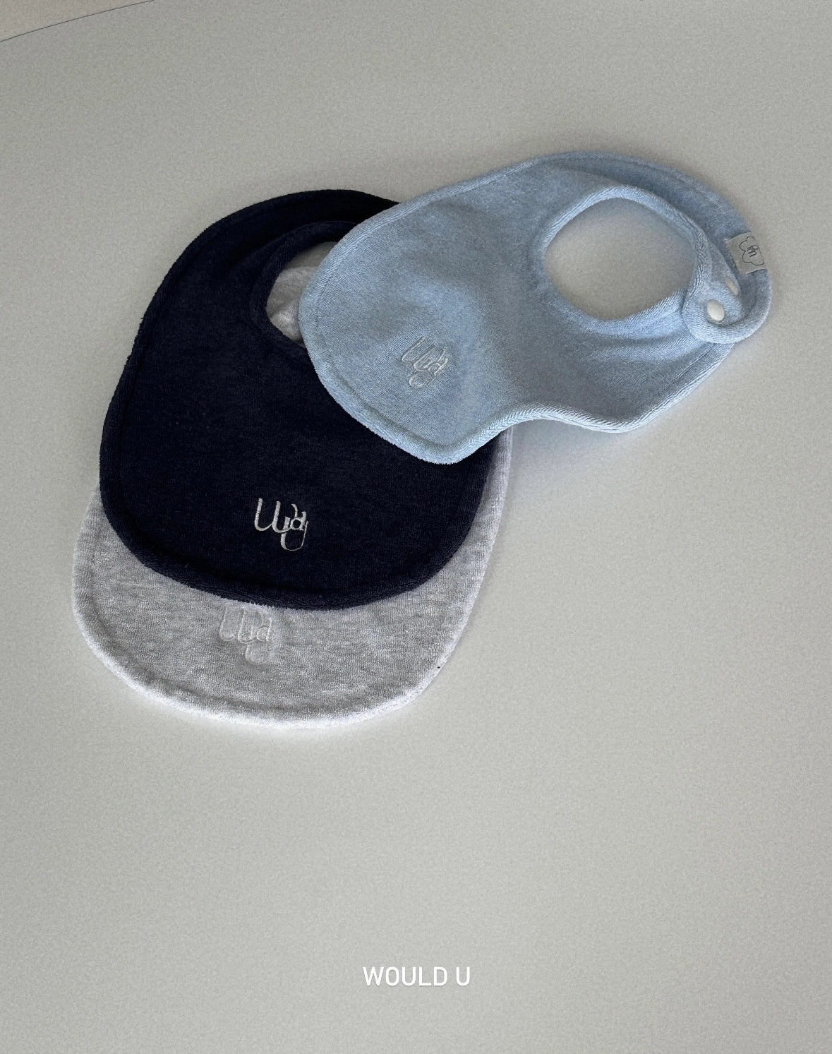 cloud terry bibs ☁️