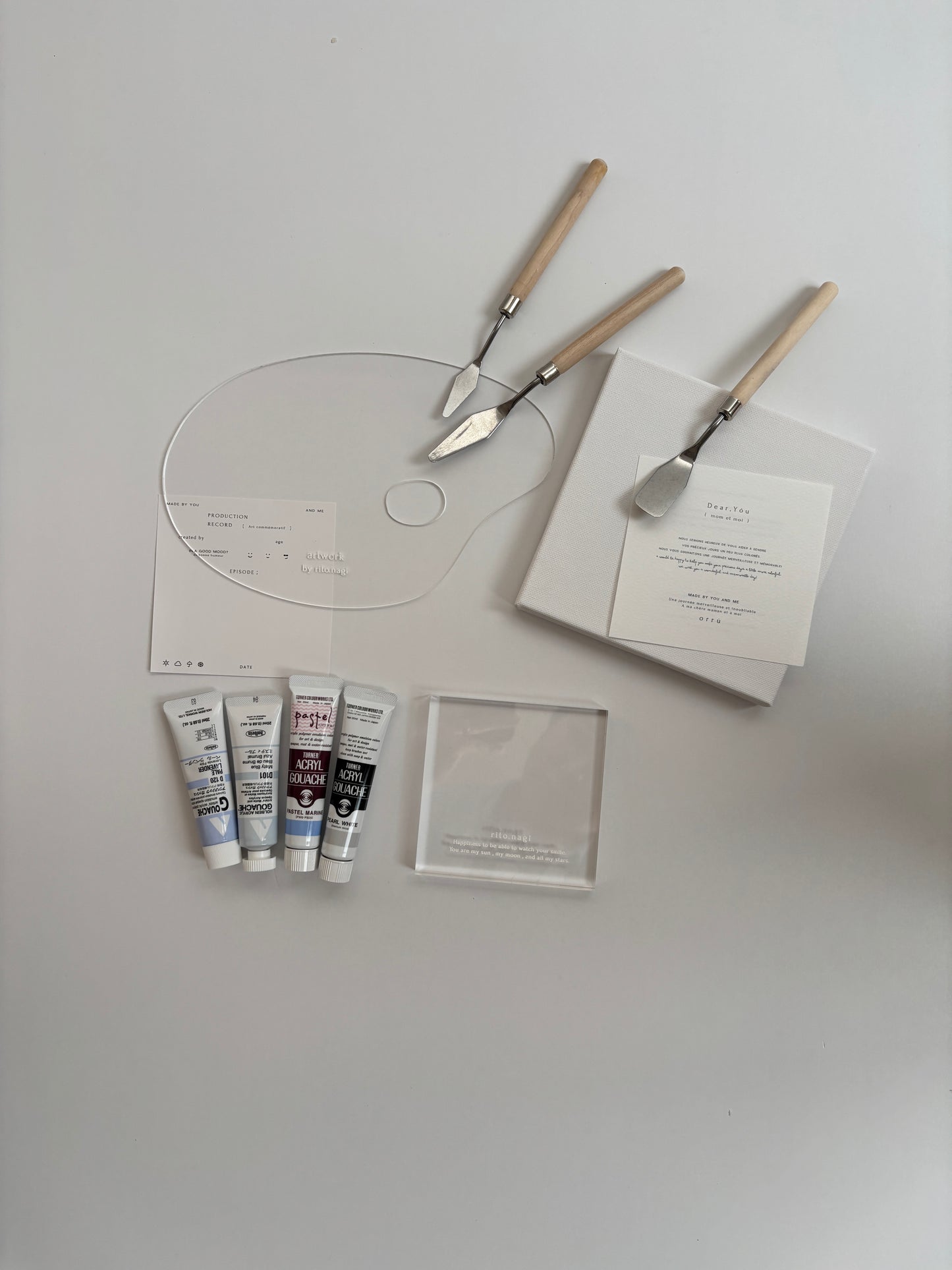 Acryl canvas set