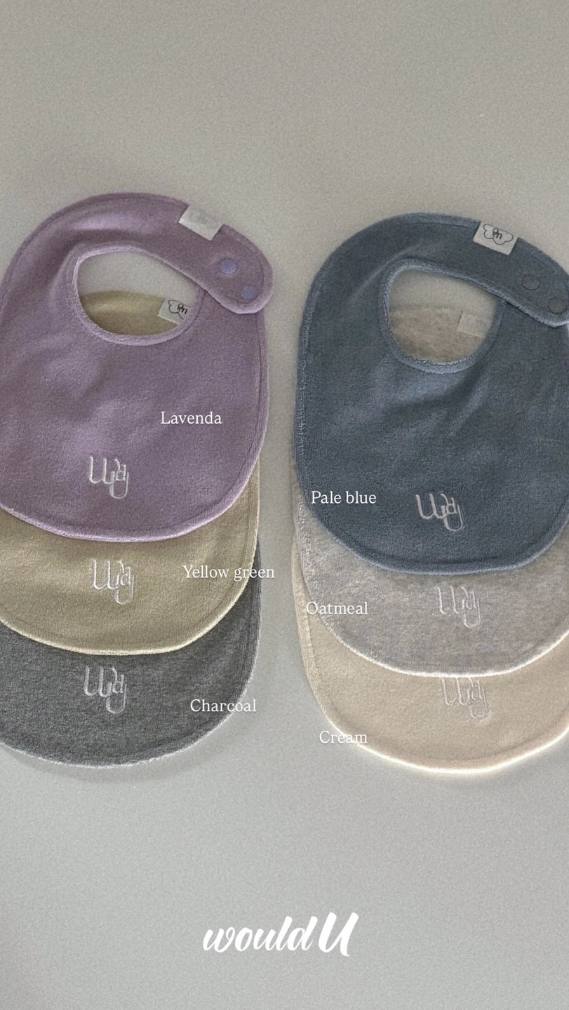 cloud terry bibs ☁️