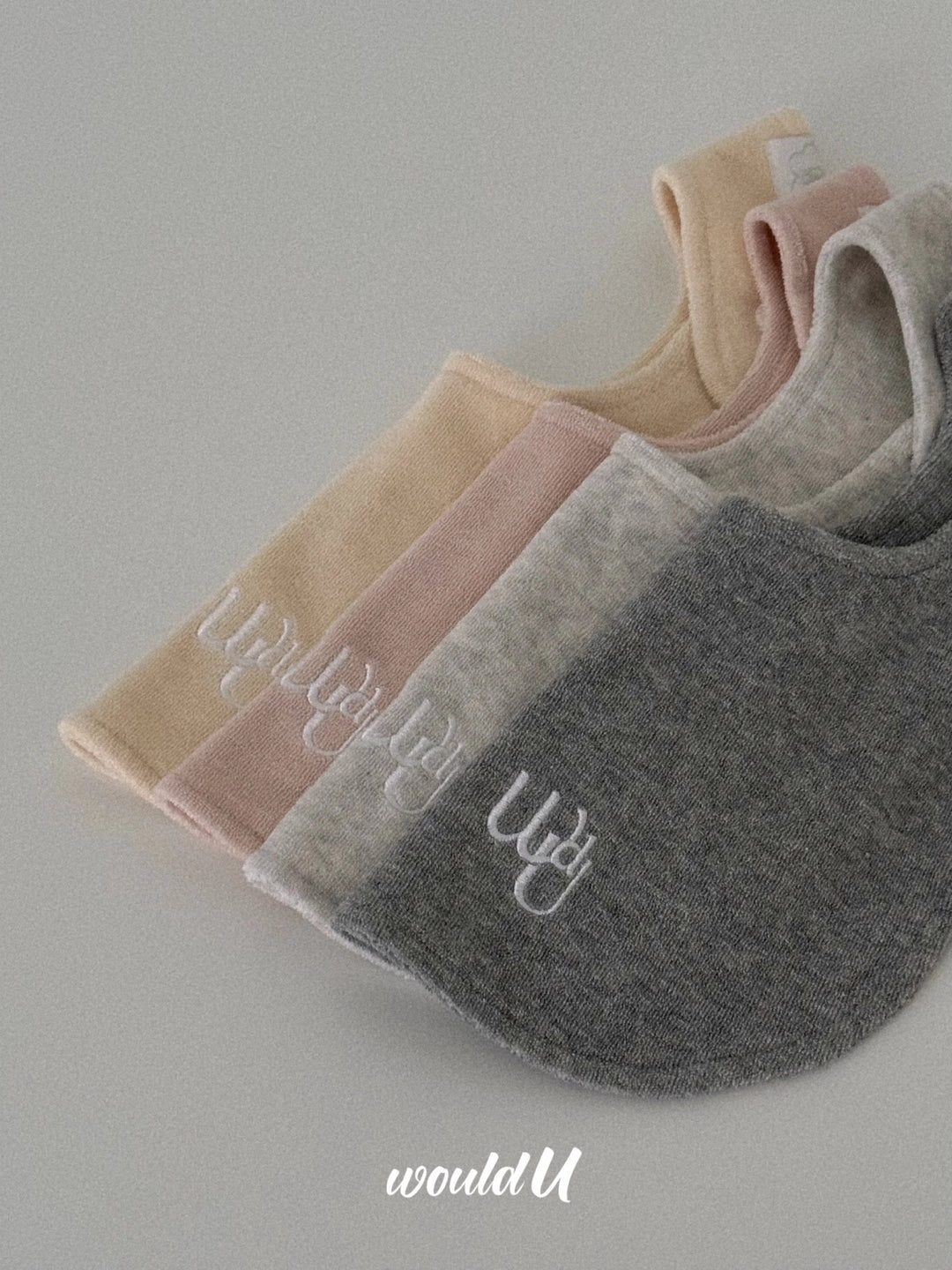 cloud terry bibs ☁️