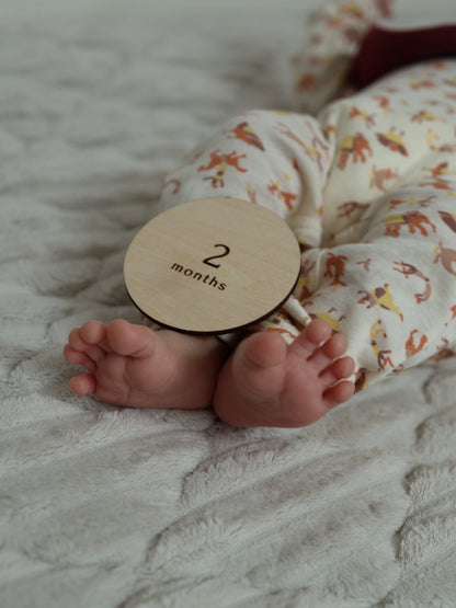 wooden monthly plate -standard -