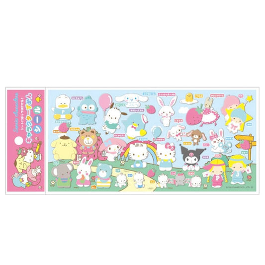 サンリオキャラクターズ キャラクターずかんシール ピンク
