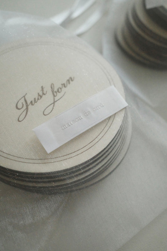 wooden monthly plate - classic -
