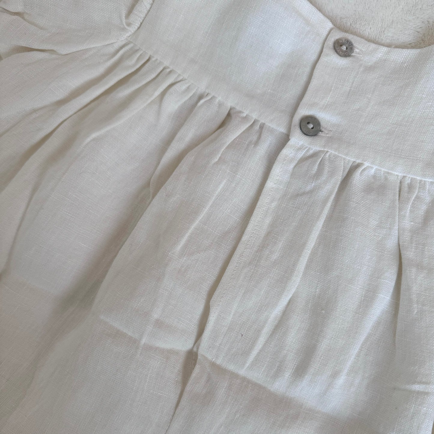 Cats Cradle Dress - Milk Linen