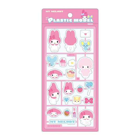 サンリオキャラクターズ プラスチックモデル風シール　PM／マイメロディ