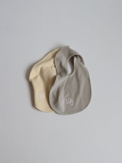 cloud terry bibs ☁️