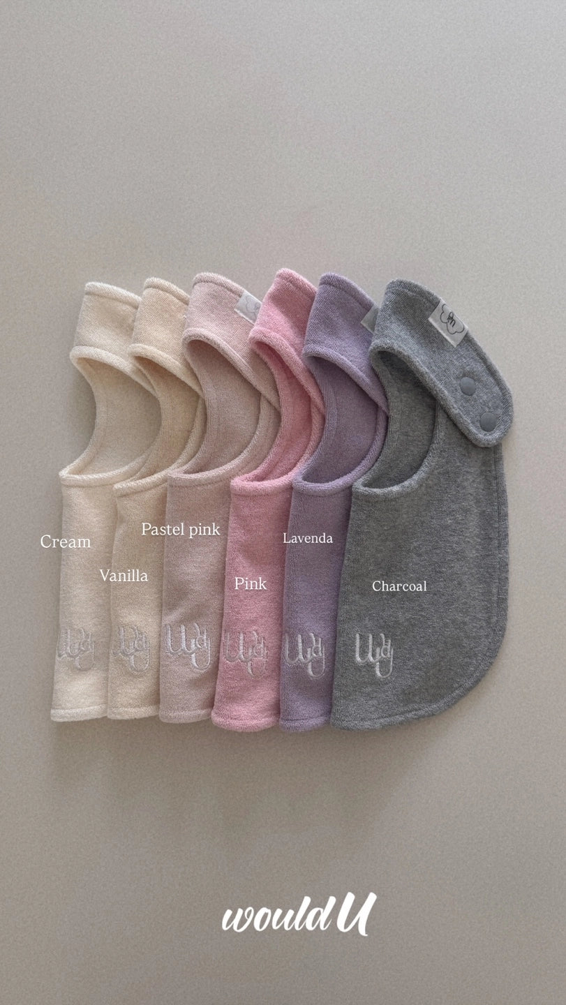 cloud terry bibs ☁️