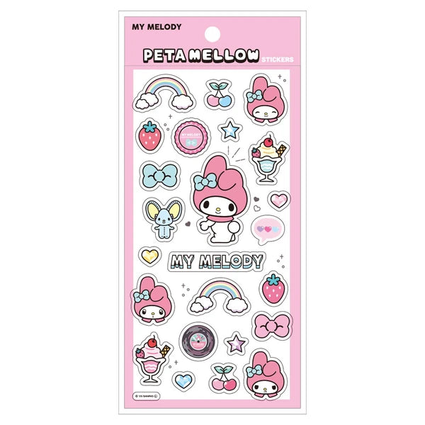 サンリオペタメロウステッカーズペタペタステッカーズ／マイメロディ