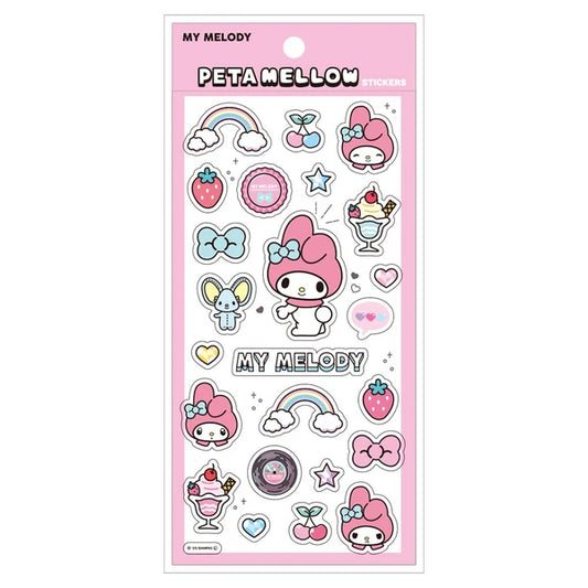 サンリオペタメロウステッカーズペタペタステッカーズ／マイメロディ