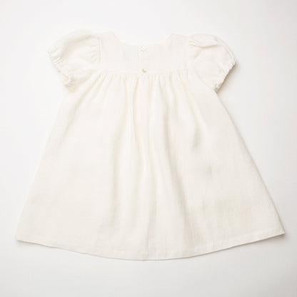 Cats Cradle Dress - Milk Linen