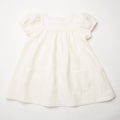 Cats Cradle Dress - Milk Linen