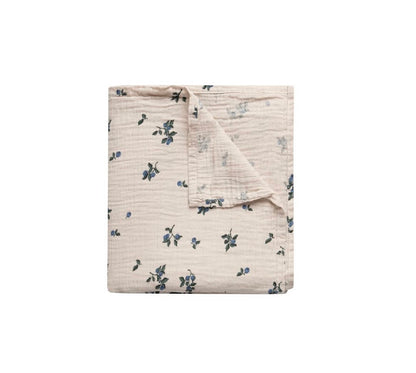 Blueberry Muslin Swaddle Blanket