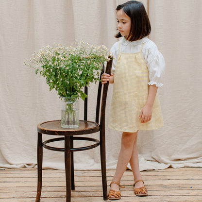 Duck, Duck, Goose Blouse - Milk Linen